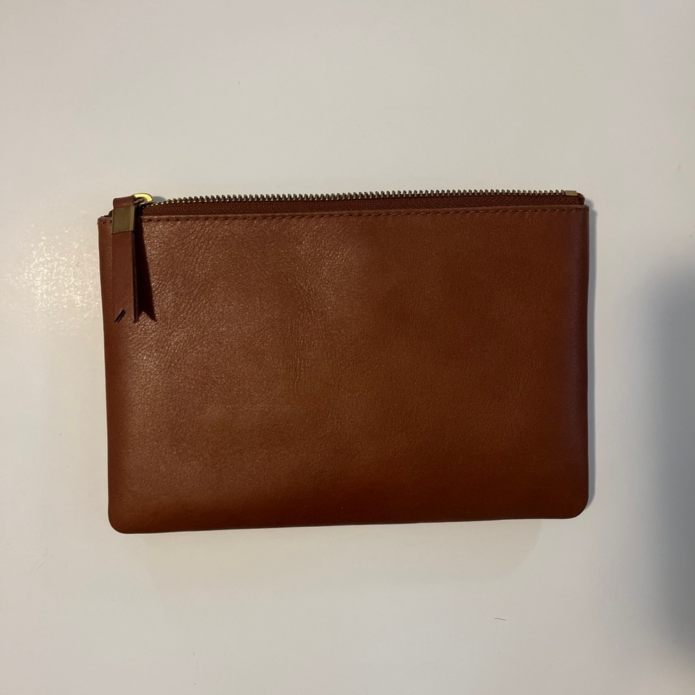 Madewell leather “the pouch” clutch - Picture 4 of 13